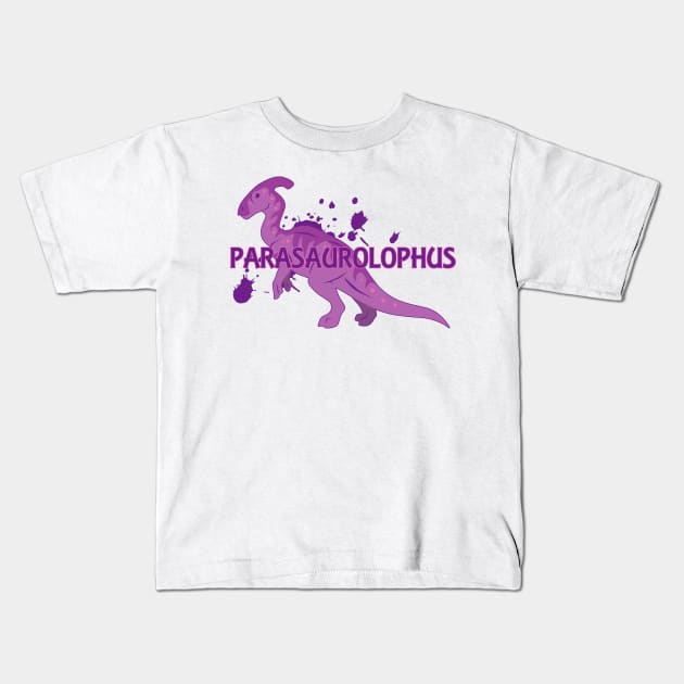 Parasaurolophus Kids T-Shirt by SakuraDragon